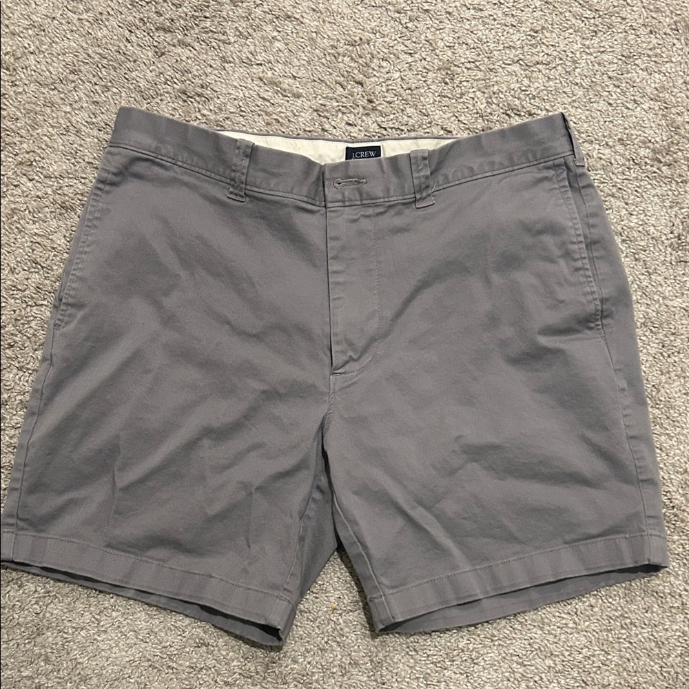 J. Crew Classic Gray Men's Flat Front Shorts